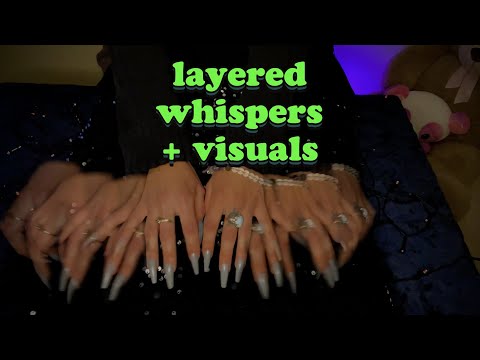 ASMR Ultimate Visual Trigger 🪬💖 Thousand Hand Effect 💖🪬 hypnotic layered whispers for sleep☁️💕