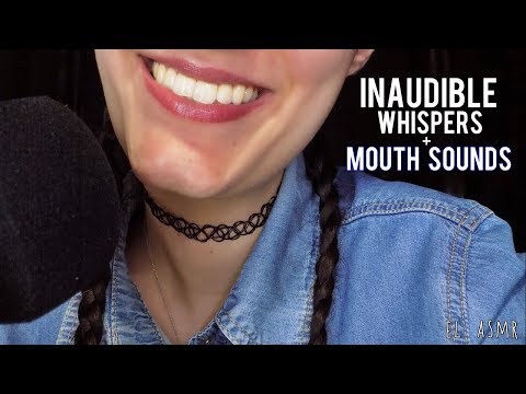 ASMR INAUDIBLE WHISPERS + MOUTH SOUNDS for sleep. 💤