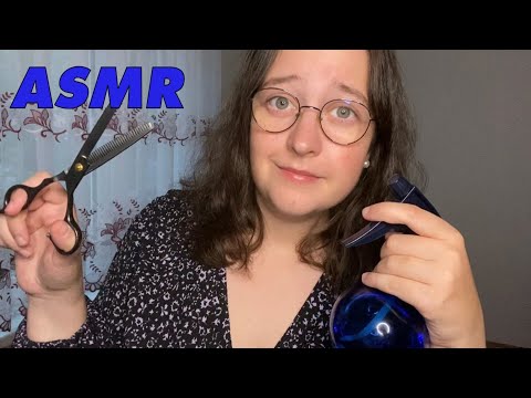 ASMR - FRISEUR AUSHILFE schneidet deine Haare ✂️😱 Roleplay - german/deutsch | Jasmin ASMR