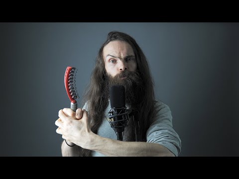 A Man, his Beard and his Brush (ASMR)