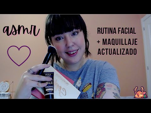 ASMR Rutina Facial + Maquillaje actualizado | Susurros | Español