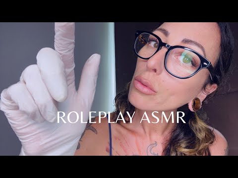 ASMR ROLEPLAY : Sweet, gentle nurse gives you tingly up close check up 💆‍♀️