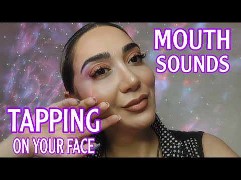 ASMR Tapping on Your Face & MouthSounds ✨️😋