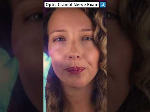 ASMR Optic Cranial Nerve Exam