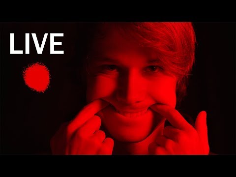 ASMR Live in the red room cause i respect your eyes