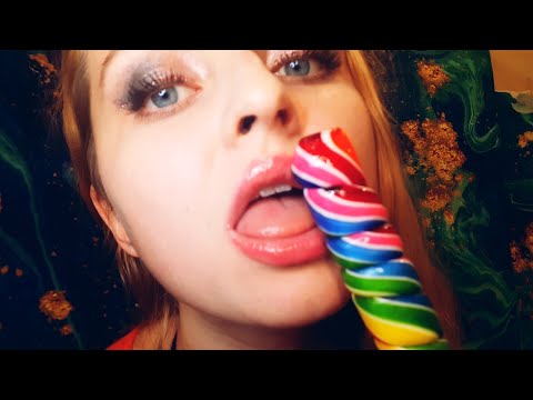 ASMR| eating licking lollipop &candy (PATREON PREVIEW)