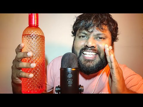 ASMR tapping and dry mouth sounds