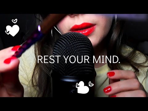 ASMR 🌻 Soft whisper, countdown, mic brushing and mouth sounds 🦋 to make you fall asleep (SRB)
