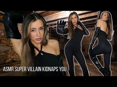 ASMR Super Villain Kidnaps You | tickling you, face brushing, personal attention