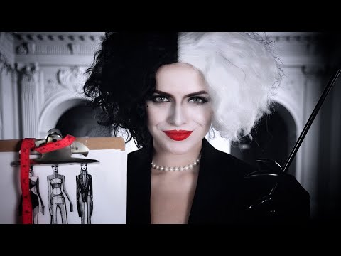 Cruella Designs You A New Wardrobe | ASMR (measuring, personal attention, positive affirmations)