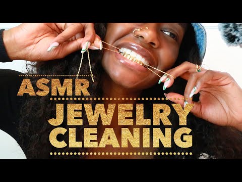 [ASMR] CLEANING MY GOLD JEWELRY