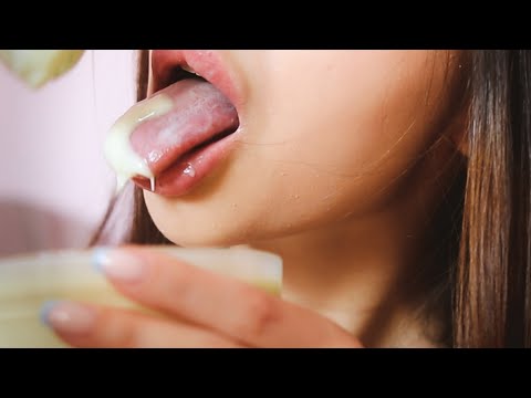 I AM HAVING FUN WITH A LOLLIPOP AND LOTS OF SWEET SYRUP - INTENTIONAL LICKING ASMR