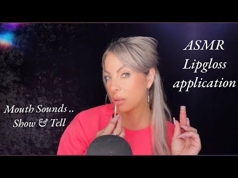 ASMR Lip Gloss Haul & Application 👄 Sounds | Tapping | Lid Sounds