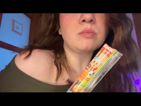 Eating ASMR | Jelly Straws ♥️| Slurping Chewing Sounds 🥰