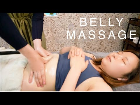 【ASMR】お腹のスリミングマッサージ音④／Abdominal Massage,Belly Massage