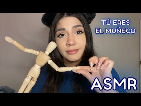 ASMR español / Te HAGO MASAJES pero TÚ ERES el MUÑECO / MASAJE CU3RPO C0MPLET0