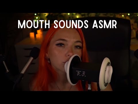 Mouth Sounds ASMR (Popping, Toungue Flutters, Kisses, ect) With Delay In Second Half
