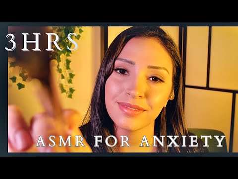 ASMR For Anxiety 3 Hours | Brushing, Massage, Personal Attention for Anxiety