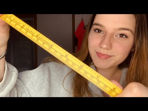 ASMR || Measuring your face || hand movements ||