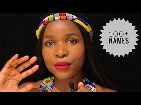 ASMR Translating Your Names to ZULU ~ African Language Accent Tag (Subtitled) ❤️