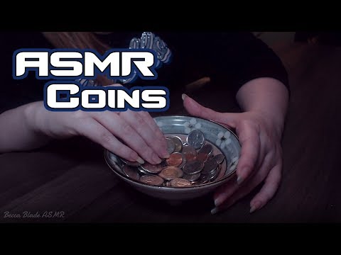 ASMR playing with Coins! Rummaging, Sorting, and Stacking