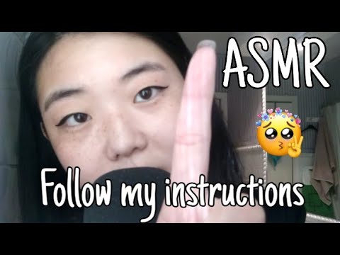 ASMR| Follow My Instructions For Sleep😴