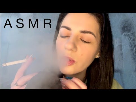 ASMR | Lipgloss Triggers (Close Up Smoking) 💋