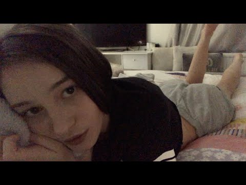 ASMR Sensual Girlfriend helps you fall to sleep and gives you Kisses and love!