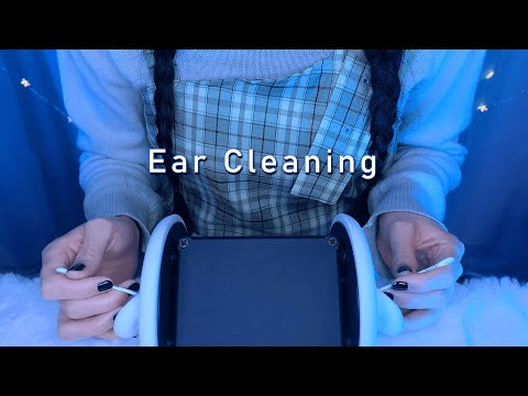 ASMR Deep Ear Cleaning for Sleep & Tingles with Q-tip 😴 (Whispering) 3Dio / 綿棒耳かき