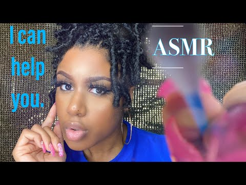 ASMR | Getting Something Out of Your Eye & Lower Lash Line (Personal Attention/Hand Movements)