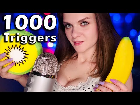 ASMR 1000 Triggers in 100 Seconds!