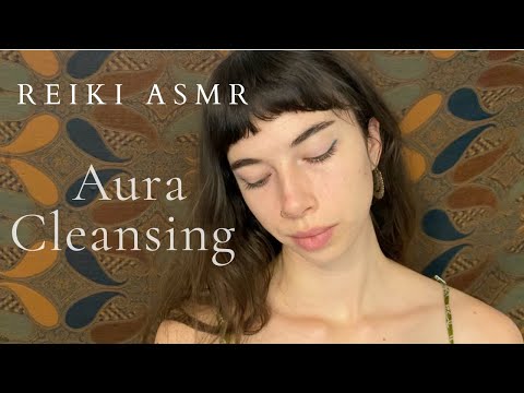 Reiki ASMR ~ Aura Cleansing | Fluffing | Calming | Relaxing | Hand Movements | Energy Healing