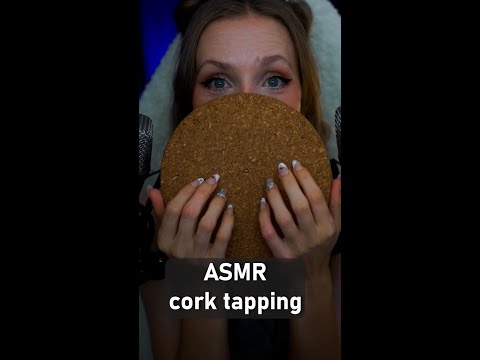 ASMR cork tapping ❤️ #shorts