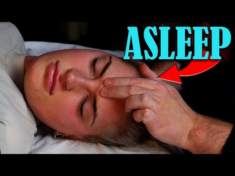 Acupressure Head Massage to Ease Headaches & help you fall ....... [ASMR][No Talking]