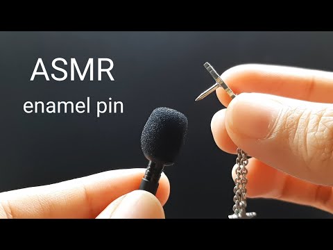 Scratching Microphone with Enamel Pin - ASMR Scratching Mic I No Talking I Satisfying Video