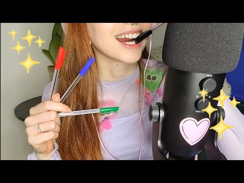 pen noms and lots of mouth sounds 👄 no talking asmr