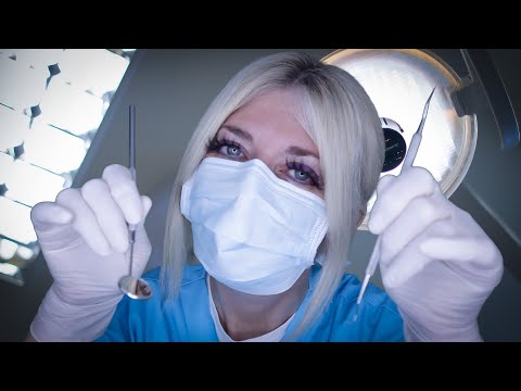 ASMR Dental Exam - Latex Gloves, Typing, Teeth Tapping, Personal Attention, Realistic, Soft Spoken