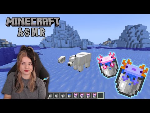 ASMR Exploring 3 Random Worlds in Minecraft ⛏️ Relaxing Sounds, Soft Speaking, Calm Music