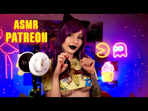 ASMR sensitive Kissing and Ear licking for Patreon [Role play - Little kitten]