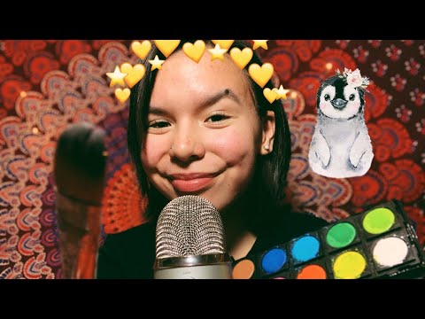 ASMR painting your face🌻🎨