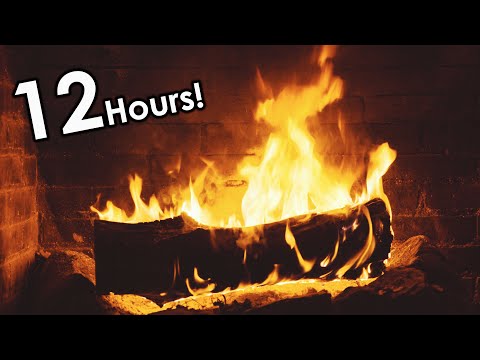 12 Hours Fireplace 4k