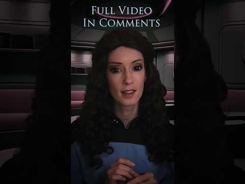 ASMR Star Trek 💙 Meditation With Deanna Troi ✨ Sci-Fi Roleplay #asmr #shorts #shortvideo