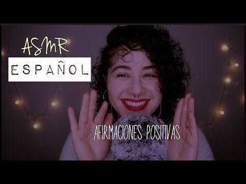 ASMR Positive Affirmations up close with Layered sounds (En Español)