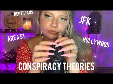 ASMR Creepy Conspiracy Theories | JFK, Area 51, Hollywood Elite & More! (Kinda Creepy)