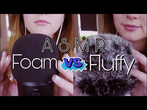 ASMR // 20+ Mins of Microphone Scratching! *Fluffy vs. Foam*