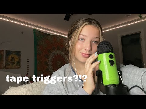 ASMR// RELAXING TRIGGERS + RAMBLES!!