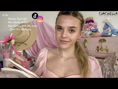 ASMR Influencer Personal Assistant Gets You Ready For Coachella 🎡🍭