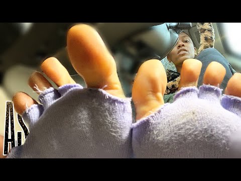 Giantess Therapy 💜 Rainy Drive with Om Sounds 🕉 {Pedal Pumping}