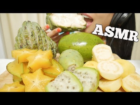 ASMR EXOTIC FRUITS (EATING SOUNDS) NO TALKING | SAS-ASMR