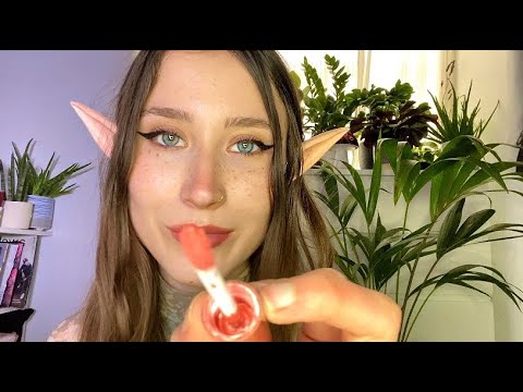 asmr | elf fairy does your skincare and makeup routine🧝‍♀️